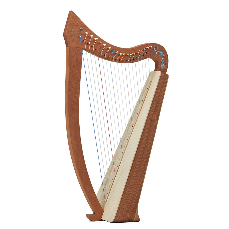 Hluru 19 Strings Large Harp Instruments with Bag and Tuning Wrench - Paulownia wood