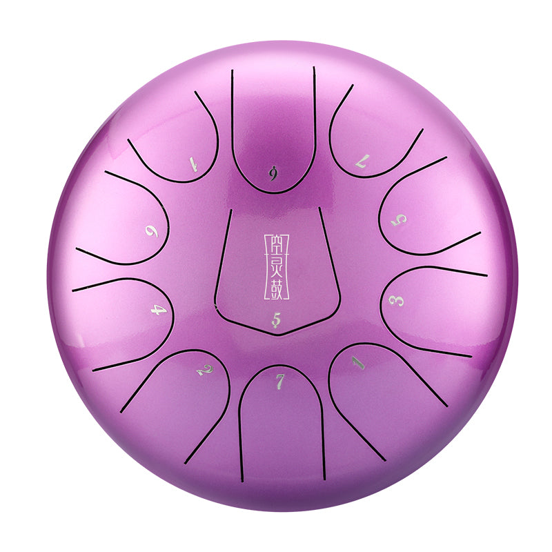 HLURU 304 Złota Stal Dzwonek na Język 10 Cali 11 Notek Dzwonek (Nowy Trójkąt) do Relaxacji