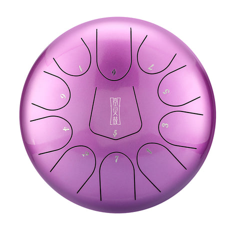 HLURU 304 Złota Stal Dzwonek na Język 10 Cali 11 Notek Dzwonek (Nowy Trójkąt) do Relaxacji