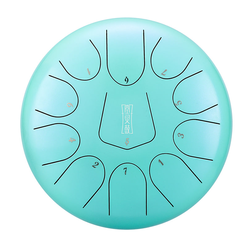 HLURU 304 Złota Stal Dzwonek na Język 10 Cali 11 Notek Dzwonek (Nowy Trójkąt) do Relaxacji