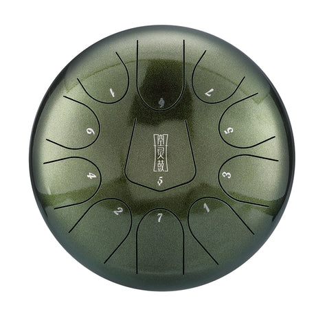 HLURU 304 Złota Stal Dzwonek na Język 10 Cali 11 Notek Dzwonek (Nowy Trójkąt) do Relaxacji