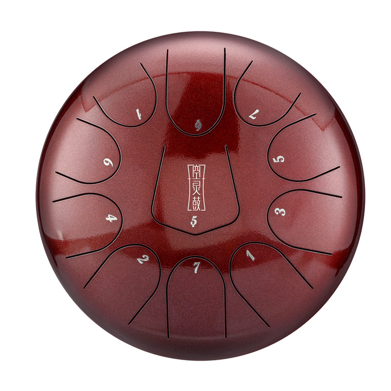 HLURU 304 Złota Stal Dzwonek na Język 10 Cali 11 Notek Dzwonek (Nowy Trójkąt) do Relaxacji