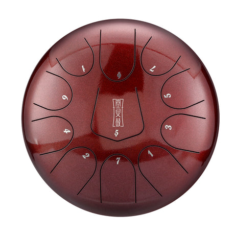 HLURU 304 Złota Stal Dzwonek na Język 10 Cali 11 Notek Dzwonek (Nowy Trójkąt) do Relaxacji