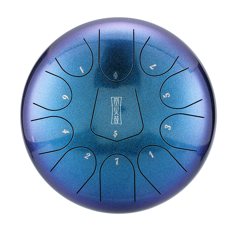 HLURU 304 Złota Stal Dzwonek na Język 10 Cali 11 Notek Dzwonek (Nowy Trójkąt) do Relaxacji