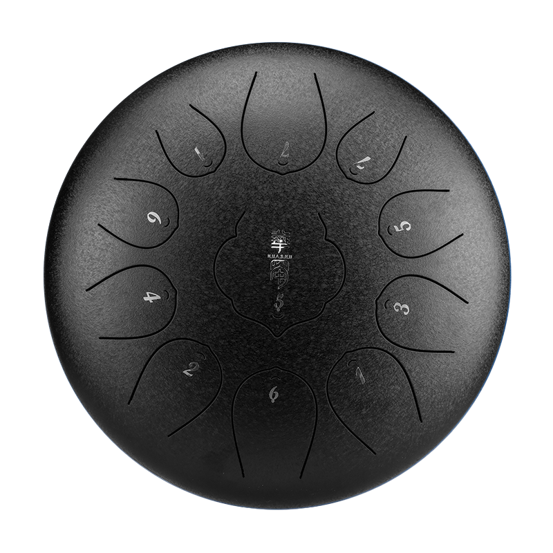 HUASHU Dzwon zębowy z stali węglowej 10 cali 11 nut F-dur do edukacji przedrodzowej - Dzwon zębowy THD Lotus