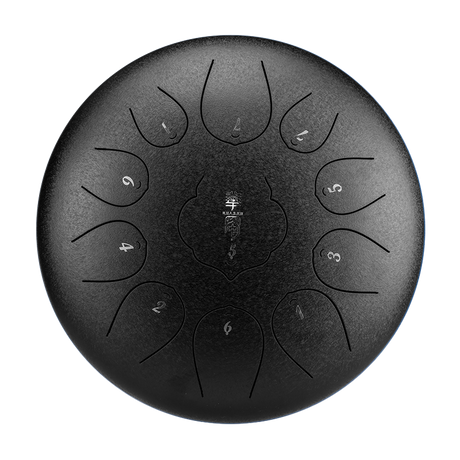 HUASHU Dzwon zębowy z stali węglowej 10 cali 11 nut F-dur do edukacji przedrodzowej - Dzwon zębowy THD Lotus
