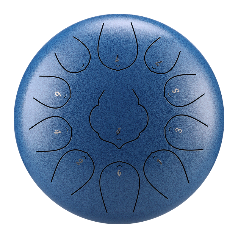 HUASHU Dzwon zębowy z stali węglowej 10 cali 11 nut F-dur do edukacji przedrodzowej - Dzwon zębowy THD Lotus