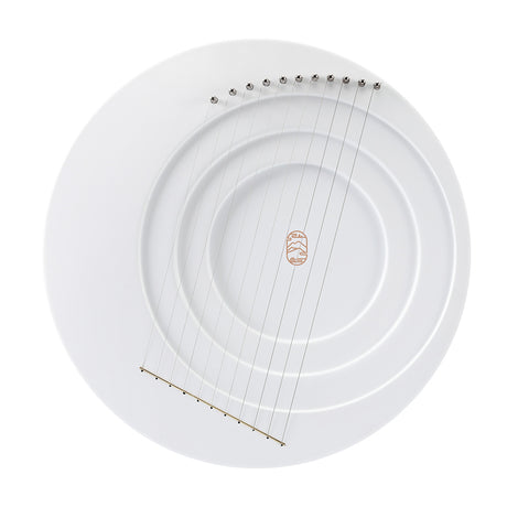 Hluru Maple & Elm 8/11/15 Strings C/G Major Lyre for Spiritual Practices - Full Moon Series