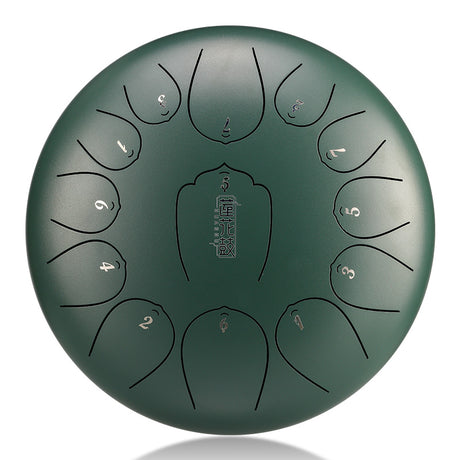 Huashu 탄소강 텅드럼 12인치 13음 C장조 소셜 모임용 - 업그레이드 로즈 텅드럼