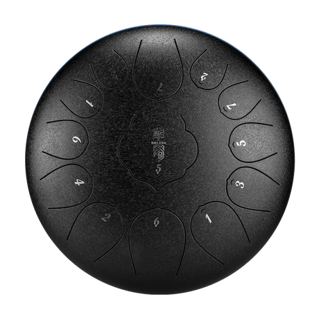 HUASHU Dzwon zębowy z stali węglowej 12 cali 13 nut C-dur do praktyk duchowych - Dzwon zębowy THD Lotus