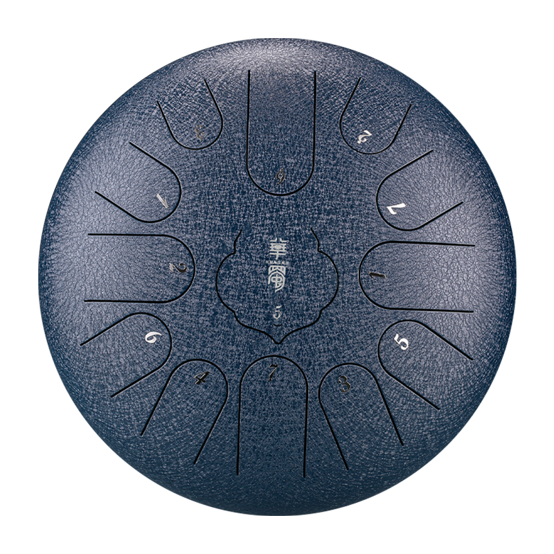 HUASHU Dzwonki z stali węglowej 12 cali 13 nut C-dur do wyrazu twórczego - RUYIN Dzwonki z językiem