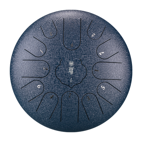 HUASHU Dzwonki z stali węglowej 12 cali 13 nut C-dur do wyrazu twórczego - RUYIN Dzwonki z językiem