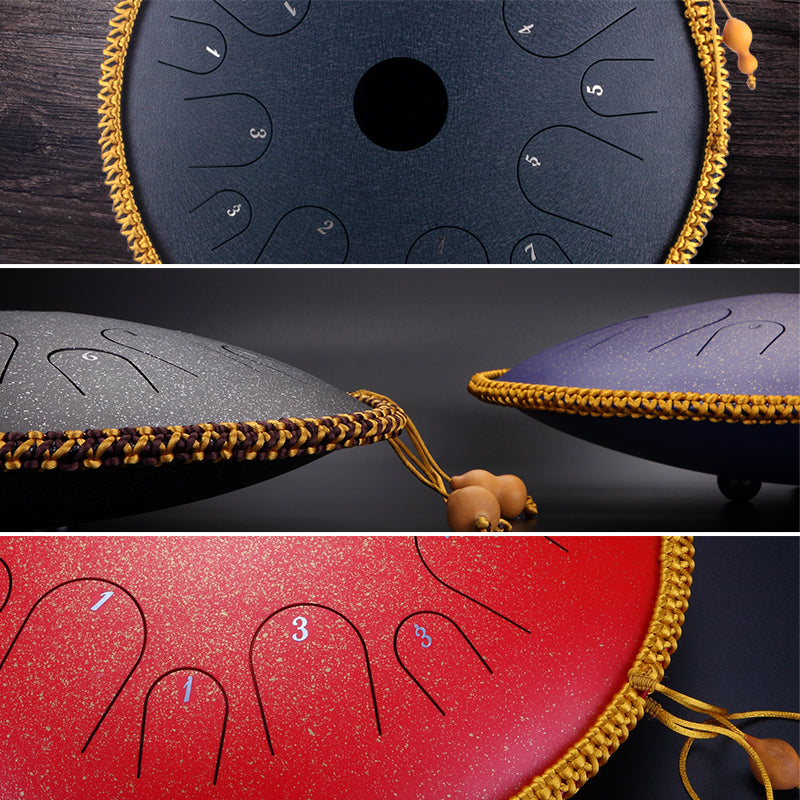 Hluru Dzwon z Miedzi i Stali 14 Cali 14 Noty do Praktyk Duchowych - Dzwon z Miedzią w Postaci Motyla