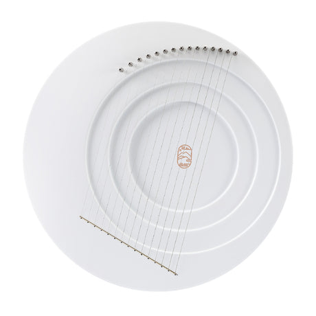 Hluru Maple & Elm 8/11/15 Strings C/G Major Lyre for Spiritual Practices - Full Moon Series
