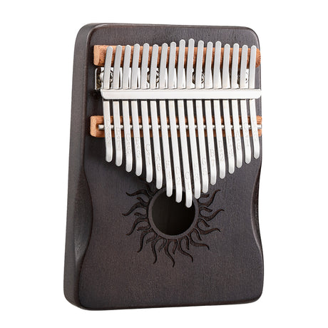 【Engravable】Poplar Kalimba C Major Thumb Piano for Mindfulness - Hollow Sunflower Kalimba