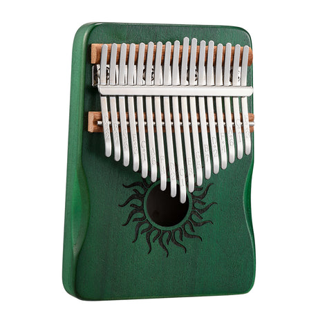 【Engravable】Poplar Kalimba C Major Thumb Piano for Mindfulness - Hollow Sunflower Kalimba