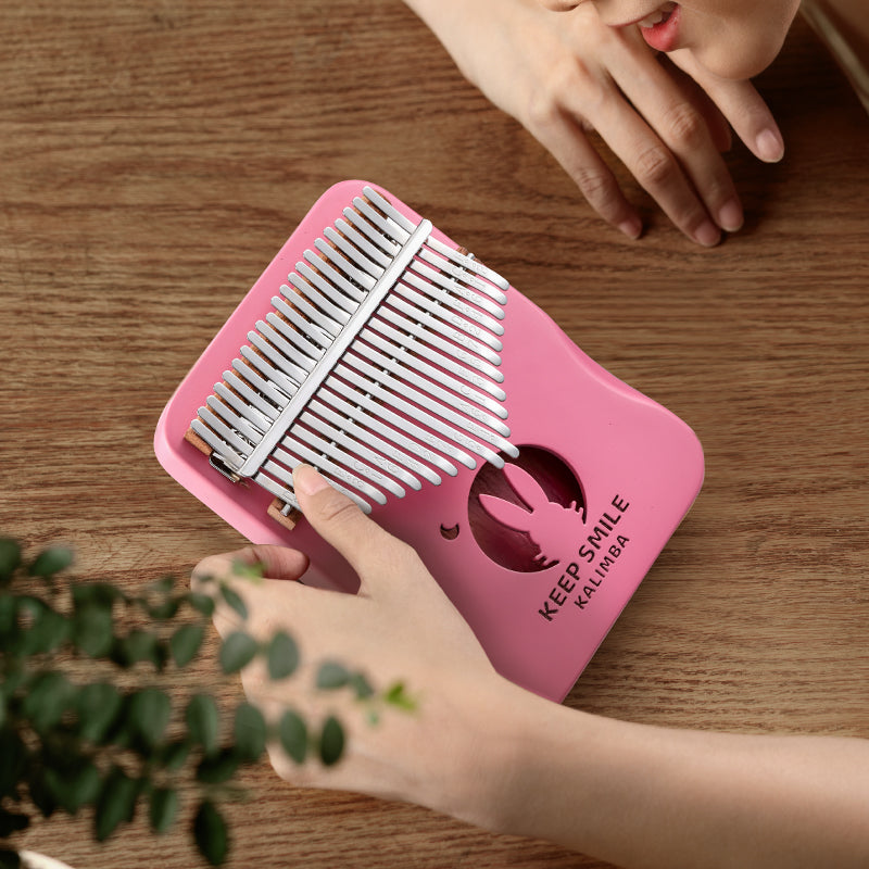 HUASHU Kalimba mit Mahagonikern, C-Dur, hohles Kalimba-Instrument – Tierserie Kalimba