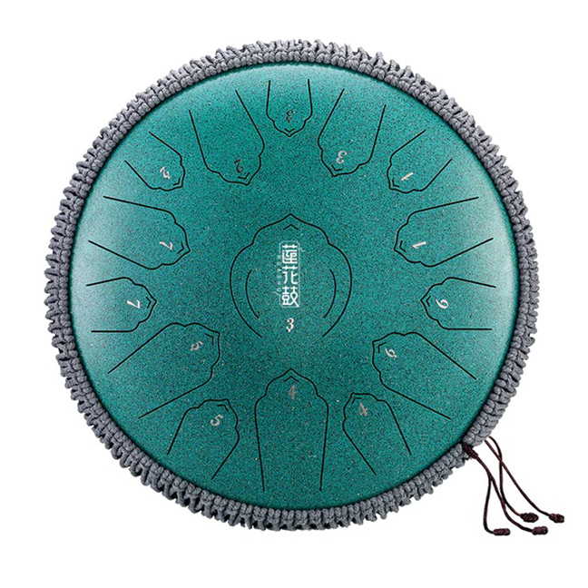 Tambor de lengüeta Hluru de 12, 13 y 14 pulgadas con cubierta de ratán universal