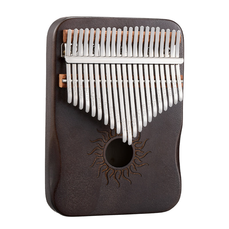 【Engravable】Poplar Kalimba C Major Thumb Piano for Mindfulness - Hollow Sunflower Kalimba