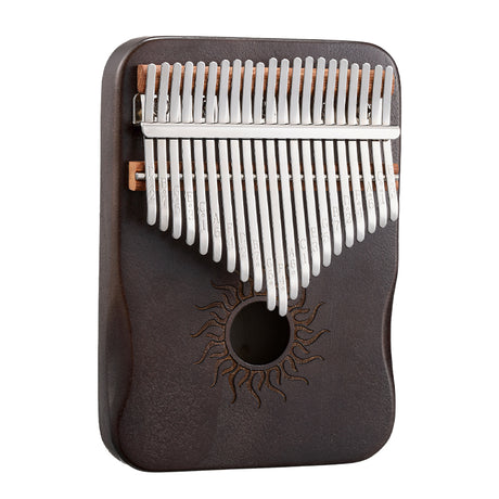 【Engravable】Poplar Kalimba C Major Thumb Piano for Mindfulness - Hollow Sunflower Kalimba