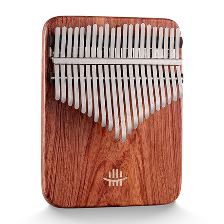 Hluru 17/21 Keys Zambian Padauk C Major Kalimba for Spiritual Practices - Rounded Edge