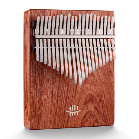Hluru 17/21 Keys Zambian Padauk C Major Kalimba for Sound Healing - Bottom Sound Hole