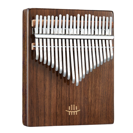 Hluru Walnut 17/21 Keys C Major Kalimba for Yoga - Bottom Sound Hole