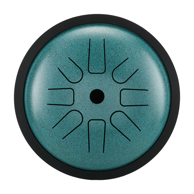 Tambor de lengua pequeño de acero microaleado HLURU de 6 pulgadas y 8 notas para niños y principiantes - Extensión de tono alto