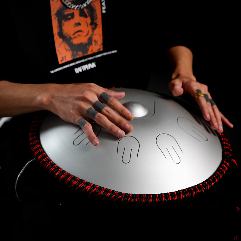 Hluru 구리강 텅드럼 14인치 9개의 노트를 위한 휴식 - 텅드럼