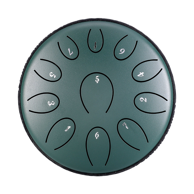 HUASHU Dzwójka z żelaza węglowego 6 cali 11 nut D5 Maj na praktyki duchowe - Dzwójka z języczkiem okrągła