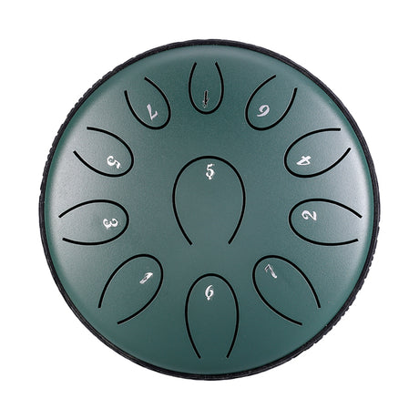 HUASHU Dzwójka z żelaza węglowego 6 cali 11 nut D5 Maj na praktyki duchowe - Dzwójka z języczkiem okrągła