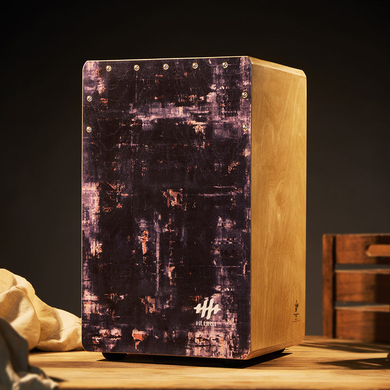 Chiny Hluru, czerwony ptak medytacyjny 48CN, farbowany na czarno