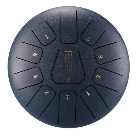 Huashu 탄소강 텅드럼 12인치 11음 C장조 - 휴식용 사각형 텅드럼