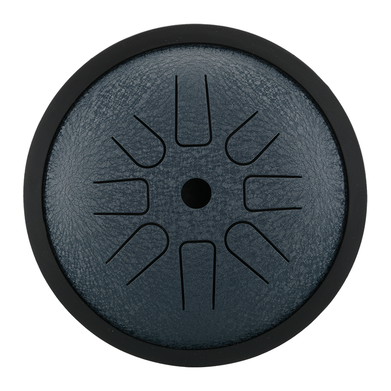 HLURU Mikroaluminiowany Stalowy Tamburyn 6 Cali 8 Noty Wysoka Frekwencja Rozszerzenie na Terapię Muzyczną