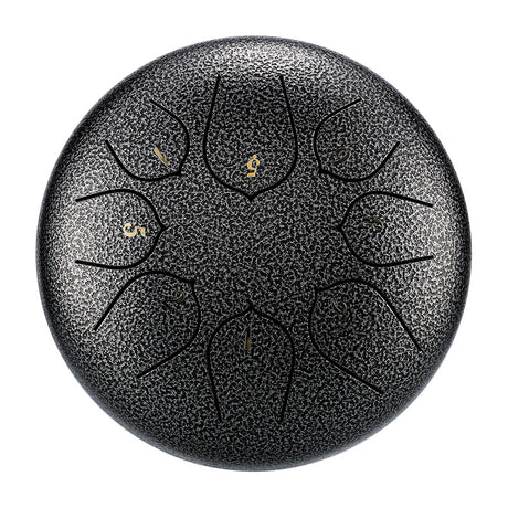 HUASHU Dzwon zębaty z stali węglowej 12 cali 8 nut C5 Major do wyrazu twórczego - Ulepszony Dzwon zębaty Lotus