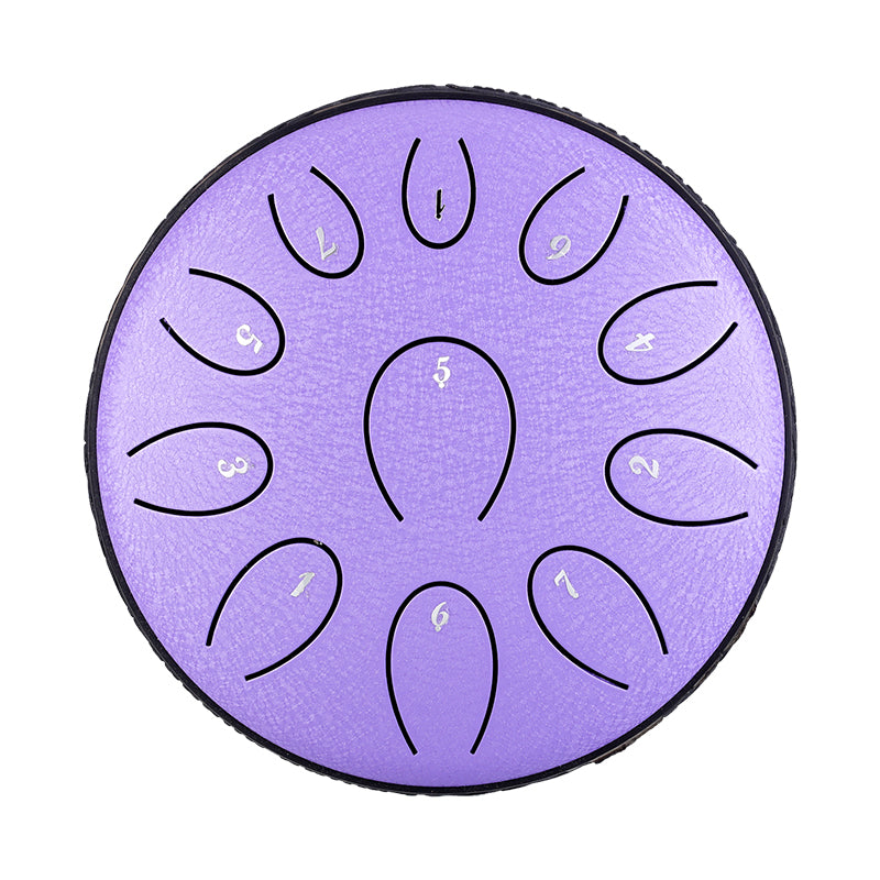 HUASHU Dzwójka z żelaza węglowego 6 cali 11 nut D5 Maj na praktyki duchowe - Dzwójka z języczkiem okrągła