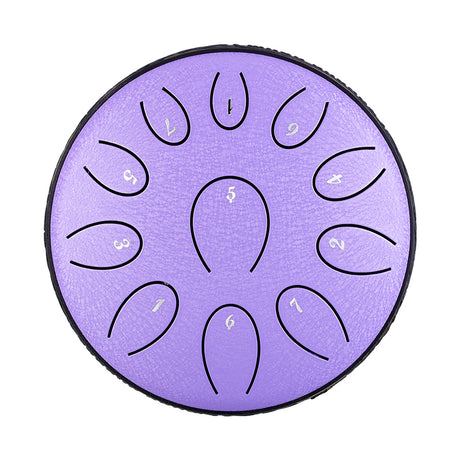 HUASHU Dzwójka z żelaza węglowego 6 cali 11 nut D5 Maj na praktyki duchowe - Dzwójka z języczkiem okrągła