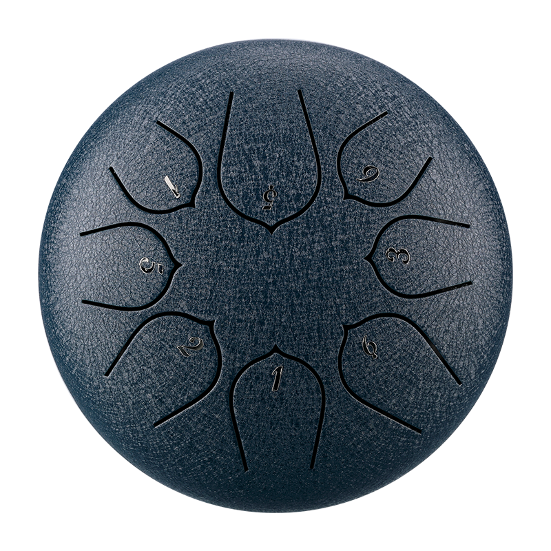 HUASHU Dzwon zębaty z stali węglowej 6 cali 8 nut C5 Major do relaksu - Ulepszony Dzwon zębaty Lotus