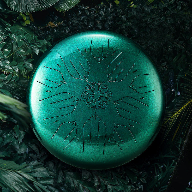 Hluru Tamburyna z językiem 10 nut 12'' do terapii dźwiękowej - Eq Healing