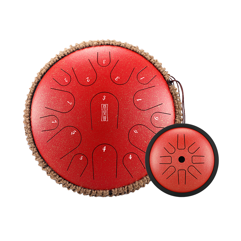 한 개 구매 시 한 개 무료 - HLURU 마이크로합금강 14인치 15노트 플래그십과 6인치 8노트 하이피치 익스텐션 텅드럼