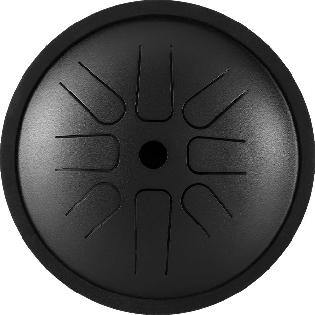 HLURU Mikroaluminiowany Stalowy Tamburyn 6 Cali 8 Noty Wysoka Frekwencja Rozszerzenie na Terapię Muzyczną