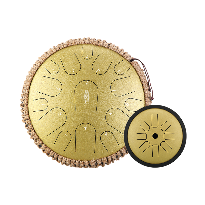 Tambor de lengua HLURU de acero de titanio de 14 pulgadas y 15 notas - Grabable