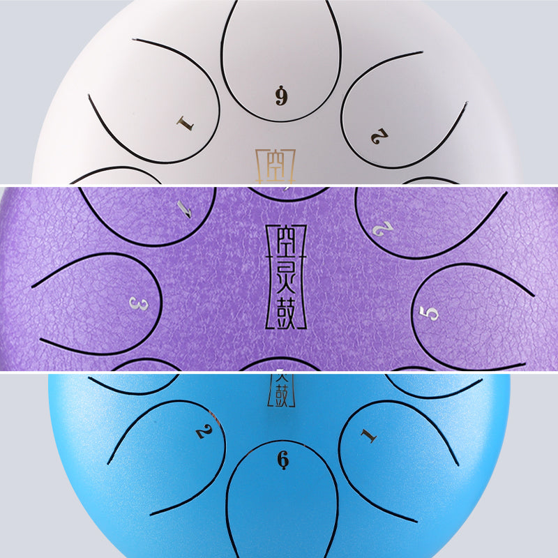 HUASHU Dzwójka z żelaza węglowego 6 cali 11 nut D5 Maj na praktyki duchowe - Dzwójka z języczkiem okrągła