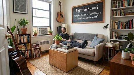 Tight on Space? Why the Cajon is the Ultimate "Furniture-Instrument"