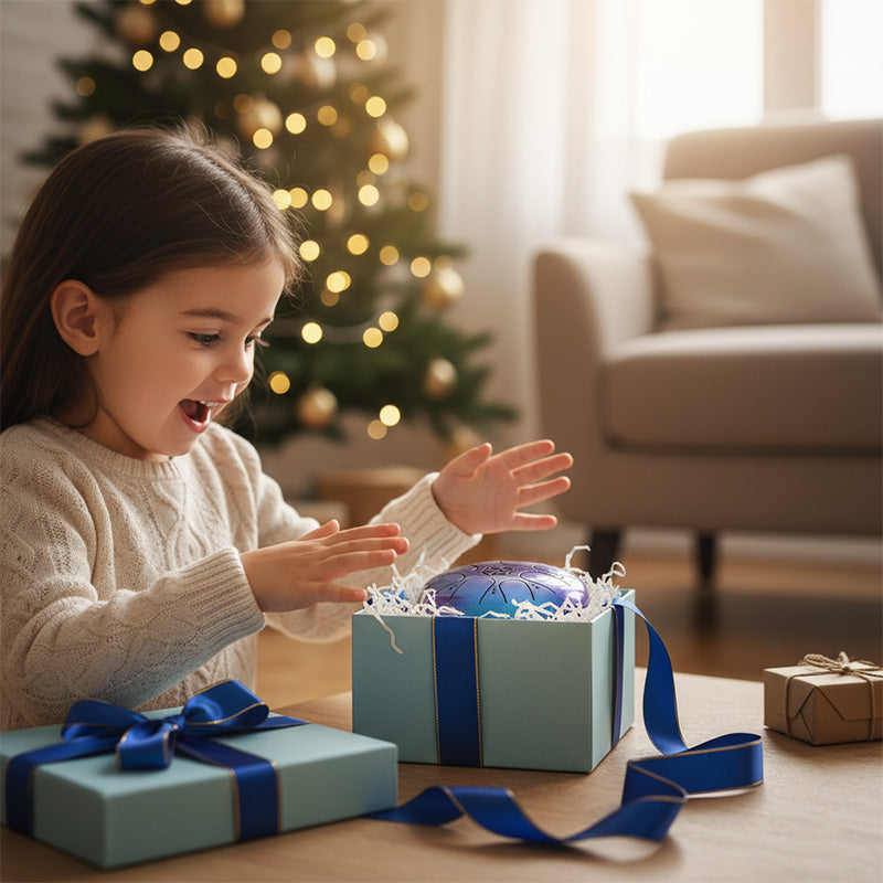 Hluru 5-Inch Tongue Drum – Compact Relaxation Tool with Rich, Warm Tones