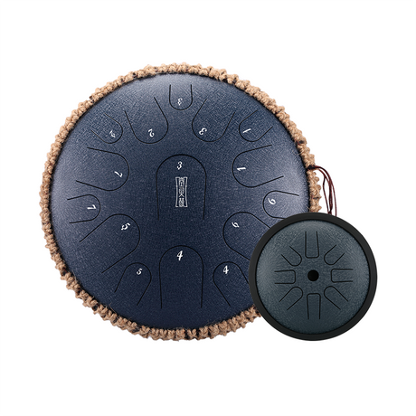 Compra uno y llévate otro gratis - Tambor de lengüeta HLURU de acero microaleado, buque insignia de 14" y 15 notas y extensión de tono alto de 6" y 8 notas