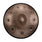 Tambour handpan HLURU en acier inoxydable et bronze, 22 pouces, 10 notes, D-Kurd, pour la relaxation - Niveau B, bord en caoutchouc 