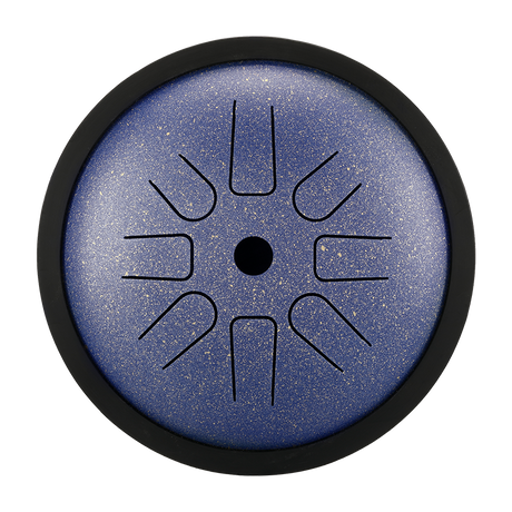 HLURU Microalloyed Small Steel Tongue Drum 6 Inch 8 Notes for Kids and Beginners - High Pitch Extension