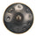 HLURU Nitride Steel Vintage Handpan Drum 22 Inch 10 Notes Professional Handpan for Mindfulness - Level A Gold Edge