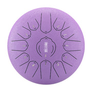 Huashu® • Floating Louts Series | 13 Notes 12'' Tongue Drum | Warm Mid-to-low Frequency Response
